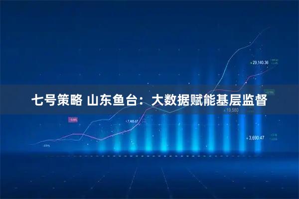 七号策略 山东鱼台：大数据赋能基层监督